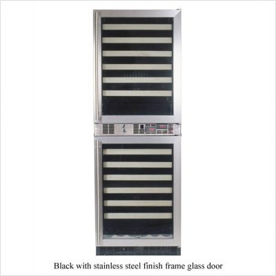 Chateau 108 Bottle Wine Refrigerator Door: Stainless Steel, Hinge: Right