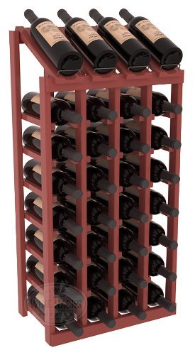 Wine Racks America Ponderosa Pine 4 Column 8 Row Display Top Kit. 13 Stains to Choose From! N13