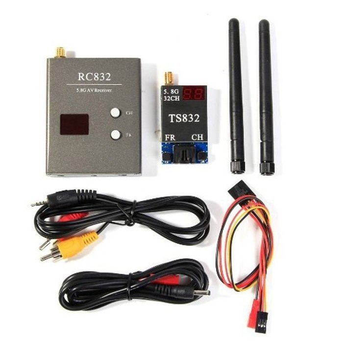 MuLuo 32Ch 5.8G 600mw 5km Wireless AV Transmitter TS832 Receiver RC832 for FPV