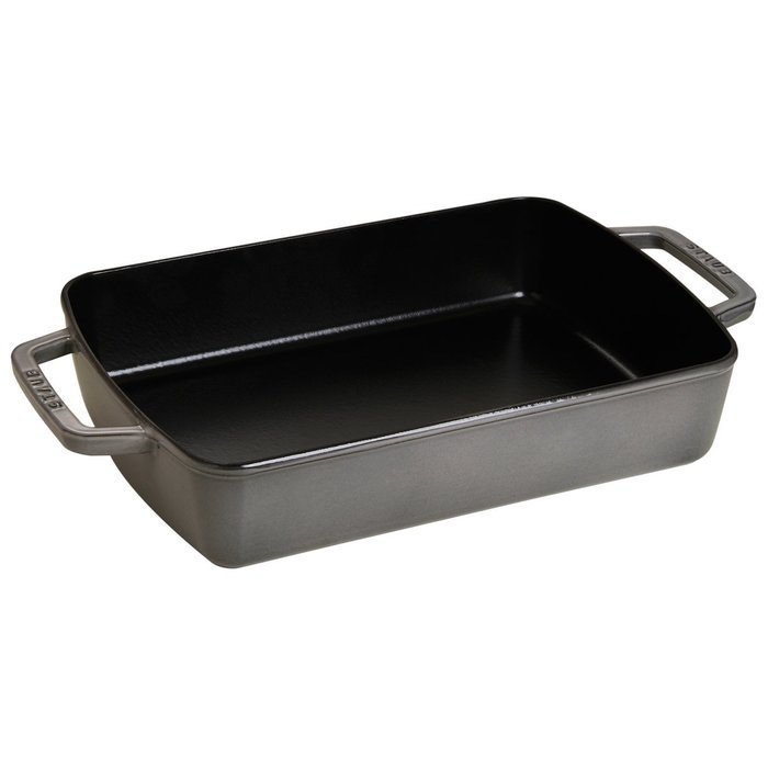 Staub Small Baker, 3.25 Qt, 8" X 12", Graphite