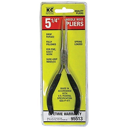 New KC PROFESSIONAL 95513 5 1/2" Needlenose Pliers