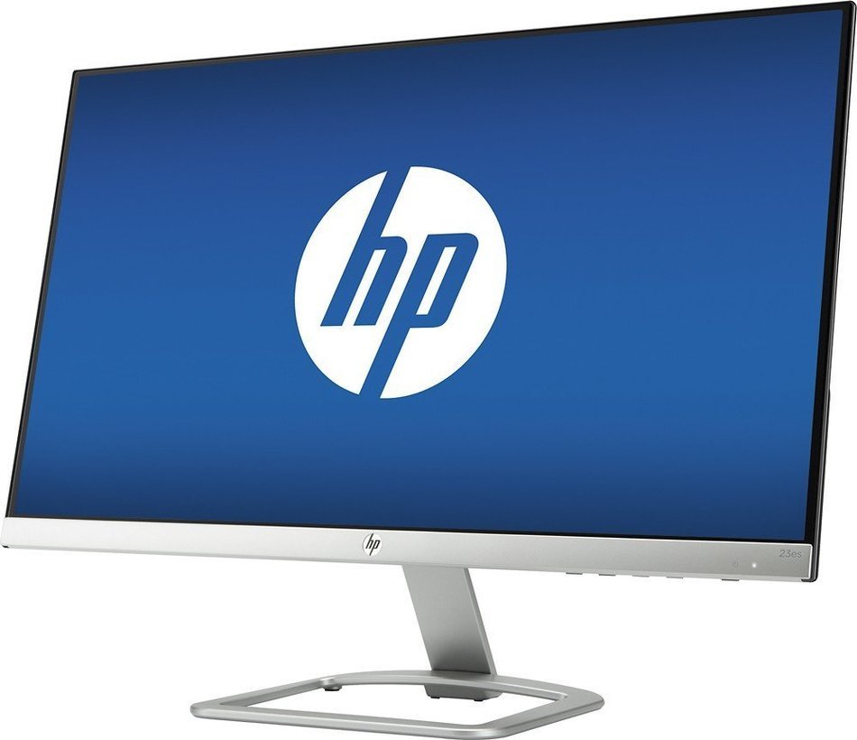 HP - 23" IPS LED HD Monitor - Natural silver N3