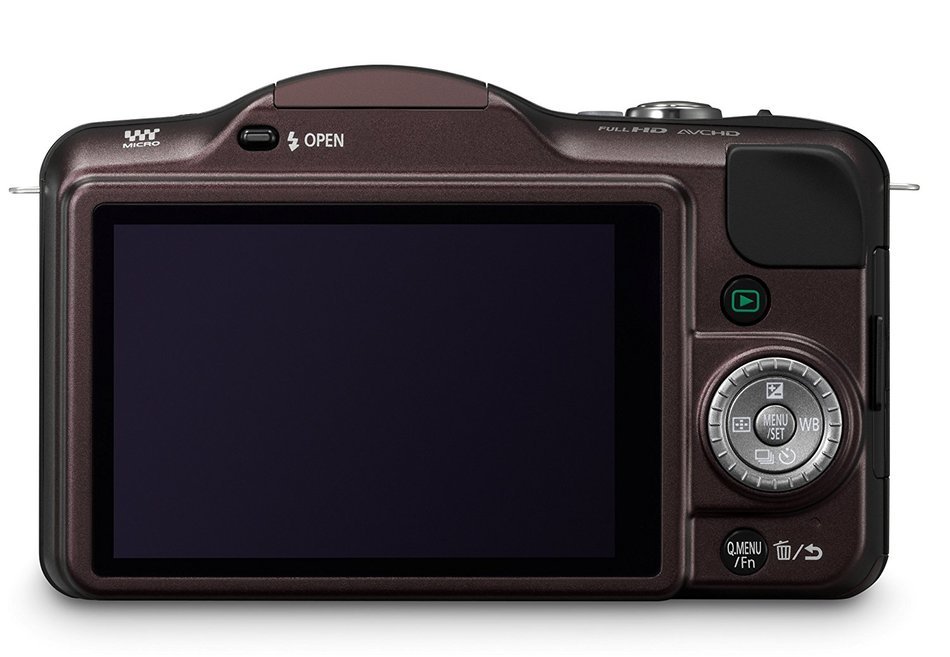 Panasonic Lumix DMC-GF3KW 12 MP Micro 4/3 Compact System Camera with 3-Inch Touch-Screen LCD and 14-42mm Zoom... N5