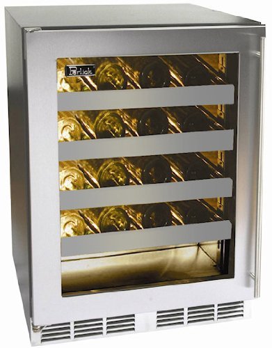 Perlick HA24WB3L 24" 4.8 cu. ft. 40 Bottle Capacity ADA Compliant Single Zone Built-In Counter Depth Stainless...