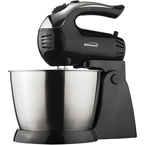New BRENTWOOD SM-1153 5-Speed Stand Mixer with Stainless Steel Bowl