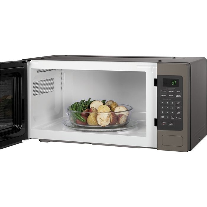 GE Profile PEM31EFES 24" Countertop Microwave Oven in Slate