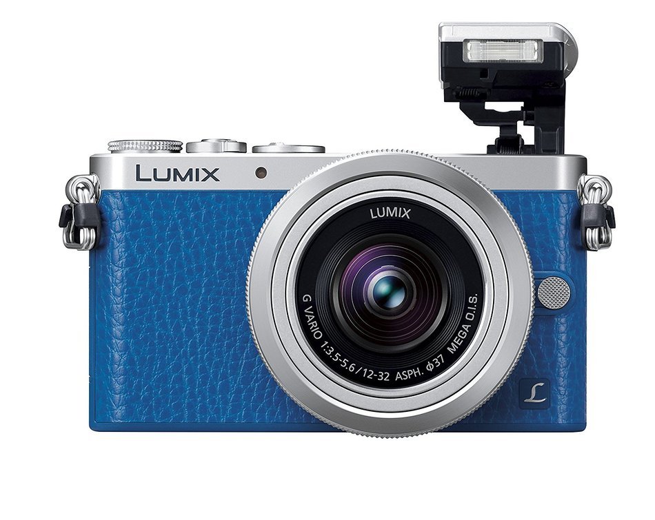 Panasonic Mirrorless interchangeable-lens camera GM1S Lens Kit Blue DMC-GM1SK-A - International Version (No Warranty)