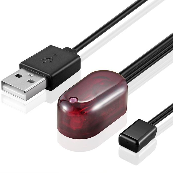 Obvis IR Infrared Remote Control Receiver + Emitter + USB Adaptor for IR Extender Repeater 10 Feet N6