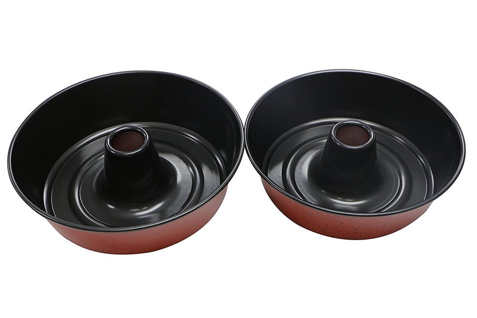 Webake 2-Pack 10 Inch and 9.4 Inch Angel Food Cake Pan, Chiffon Mold, Cake Molds