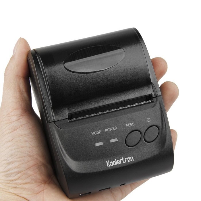 Koolertron USB And Bluetooth Wireless Mini POS Printer With 58mm Thermal Paper Rolls - 90mm/sec High-speed Printing... N8