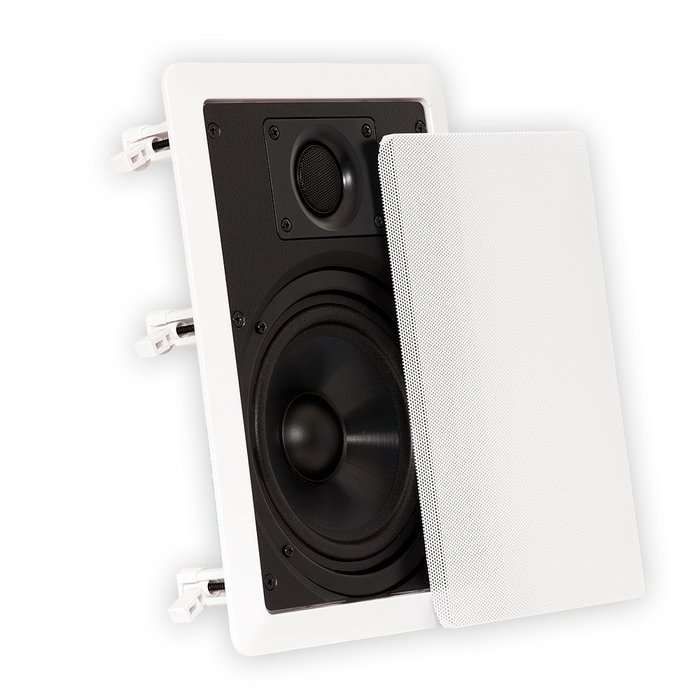 Theater Solutions CS6W 6.5 -Inch In Wall Home Theater Surround Sound Speakers Pair N3