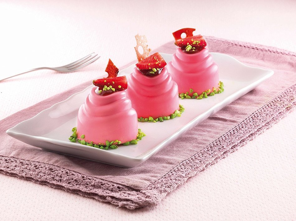 Silikomart Silicone Fancy and Function Bakeware Collection Multi-Shape Cake Pan, Slim Chic N14