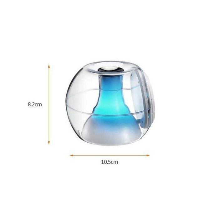 Natural Sound Alarm Clock 7 Color Changing Light LED Screen 3AAA Battery Powered Small Music Alarm Clock N3