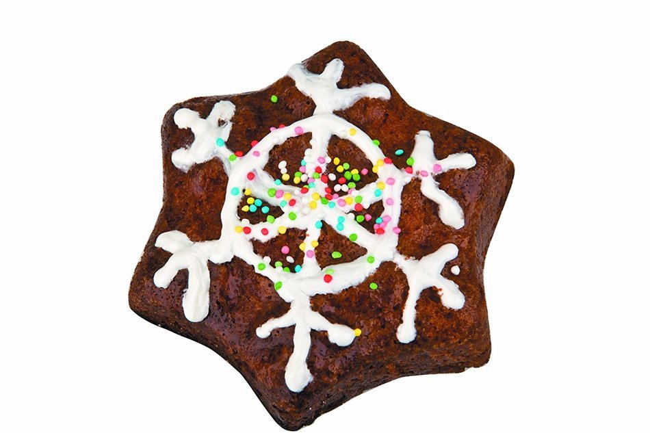 IBILI 825412 Set 2 snowflake shaped minimould N2
