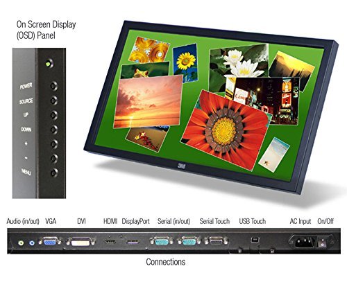 3M C3266PW 32" Full HD Multi-Touch LED Touchscreen - 1920X1080, 3000:1, Serial/ USB CHASSIS