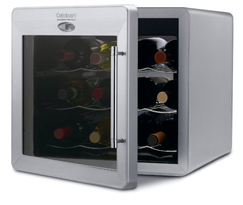 Cuisinart CWC-1200 Private Reserve 12-Bottle Countertop Wine Cellar, Stainless Steel N2