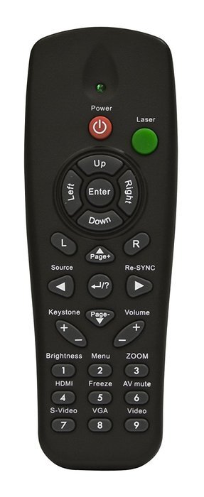 Optoma BR-5030L, Remote Control with Laser and Mouse Function
