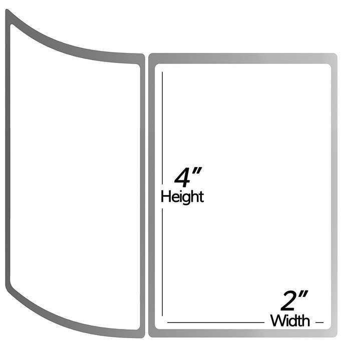 1 Inch Core - 4 x 3 Zebra Compatible Direct Thermal Quick Remove REMOVABLE Labels 01 Roll for Zebra Desktop Printer... N2