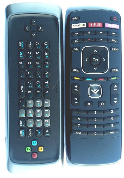New! Original VIZIO XRT300 Qwerty keyboard remote for M420SV M470SV M550SV M420SL M470SL M550SL M420SV M470SV...