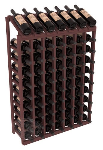Wine Racks America Ponderosa Pine 7 Column 10 Row Display Top Kit. 13 Stains to Choose From! N10