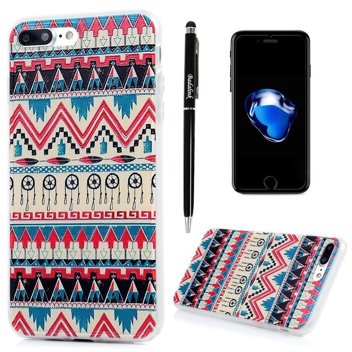 Badalink iPhone 7 Plus Case (5.5") Shockproof Soft TPU Rubber Skin Bumper Case Flexible Easy Grip with 3D Basso-relievo... N44