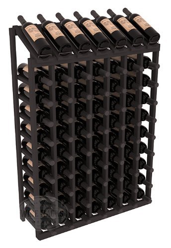 Wine Racks America Ponderosa Pine 7 Column 10 Row Display Top Kit. 13 Stains to Choose From! N14