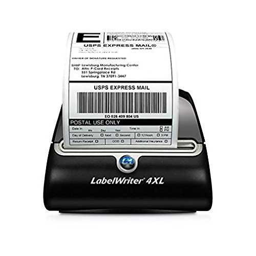 Label Maker, Prints 3/8"-4" Wide, 53 Labels P/M, BK/Silver DYM1755120 N3