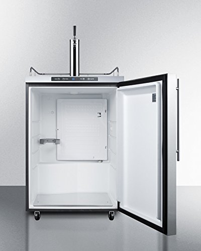Summit SBC635MOS7HV 24" Outdoor Beer Dispenser with 5.6 cu. ft. Capacity Automatic Defrost Digital Thermostat... N2