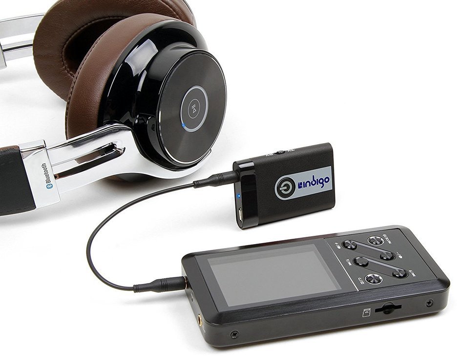 Indigo BTRT1 Advanced Bluetooth 4.1 Transmitter and Receiver 2-in-1 Switchable Adapter for TVs and Home Stereos... N9