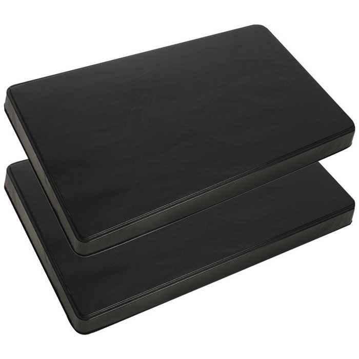 New RANGE KLEEN 572 Rectangle Burner Kovers, 2 pk (Black)