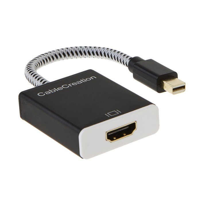 Mini DP to HDMI VGA Adapter, 2-in-1 (Two-In-One) Mini DisplayPort (Thunderbolt compatible) to HDMI/VGA converter... N3