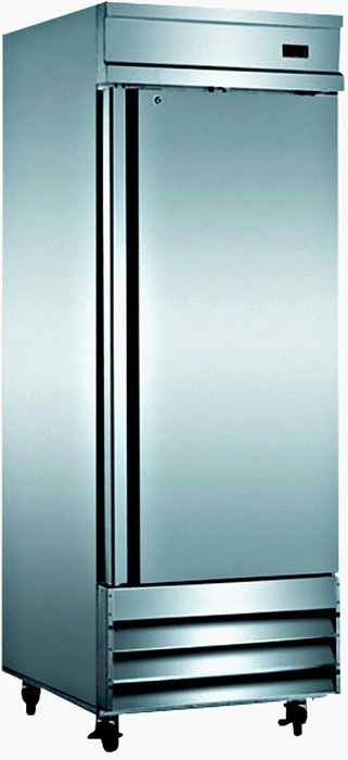 29" Freezer Single Solid Steel Door Reach-in Commercial Grade Restaurant - 23 Cu. Ft. - Auto Defrost - Digital...