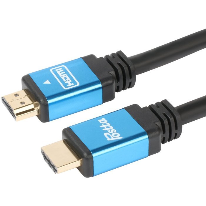 Postta Ultra HDMI 2.0V Cable(40 Feet)Support 4K 2160P,1080P,3D,Audio Return and Ethernet - 1 Pack(Blue) N2