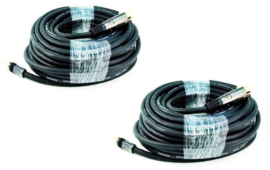 Monoprice 104783 1.5' Premier Series XLR Female to RCA Male 16AWG Cable N28