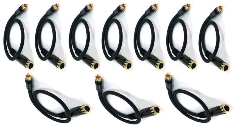 Monoprice 104783 1.5' Premier Series XLR Female to RCA Male 16AWG Cable N29