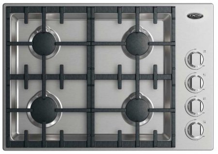 DCS CDV2304L 30" Gas Sealed Burner Style Cooktop with 4 Burners, in Stainless Steel