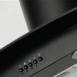 Range Hood Wall Mounted Black 42" KA-144-BLK NT AIR Made in Italy N4