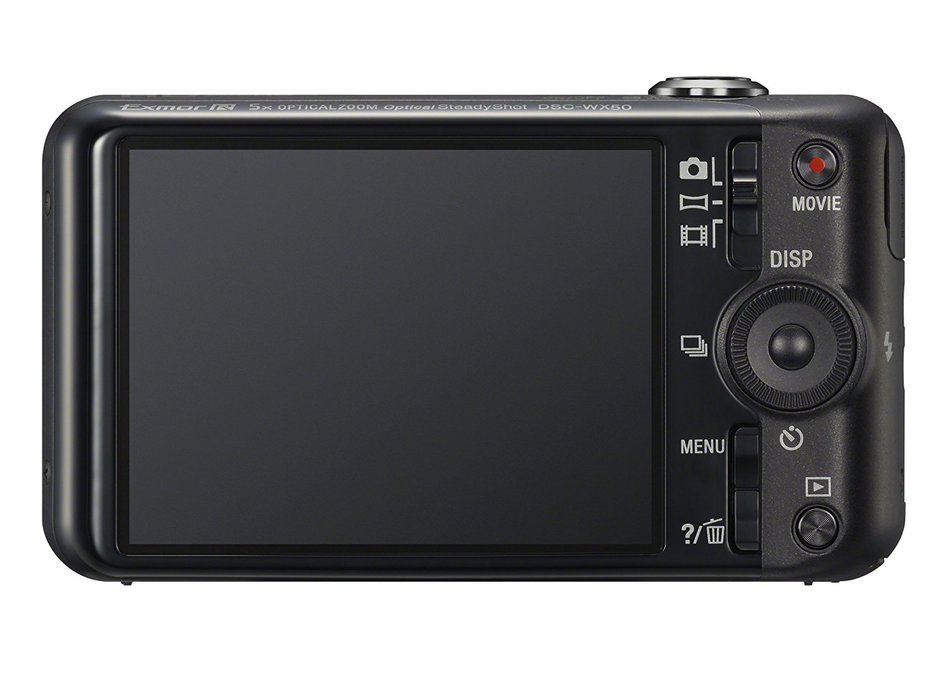 Sony Cyber-shot DSC-WX50 16.2 MP Digital Camera with 5x Optical Zoom and 2.7-inch LCD (Black) (2012 Model)
