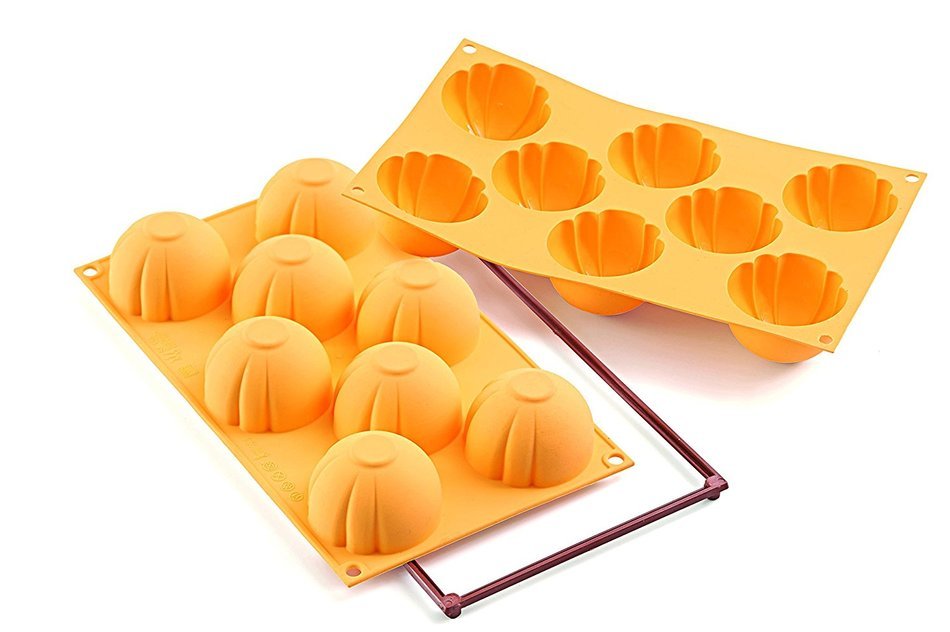 Silikomart Silicone Fancy and Function Bakeware Collection Multi-Shape Cake Pan, Slim Chic N19