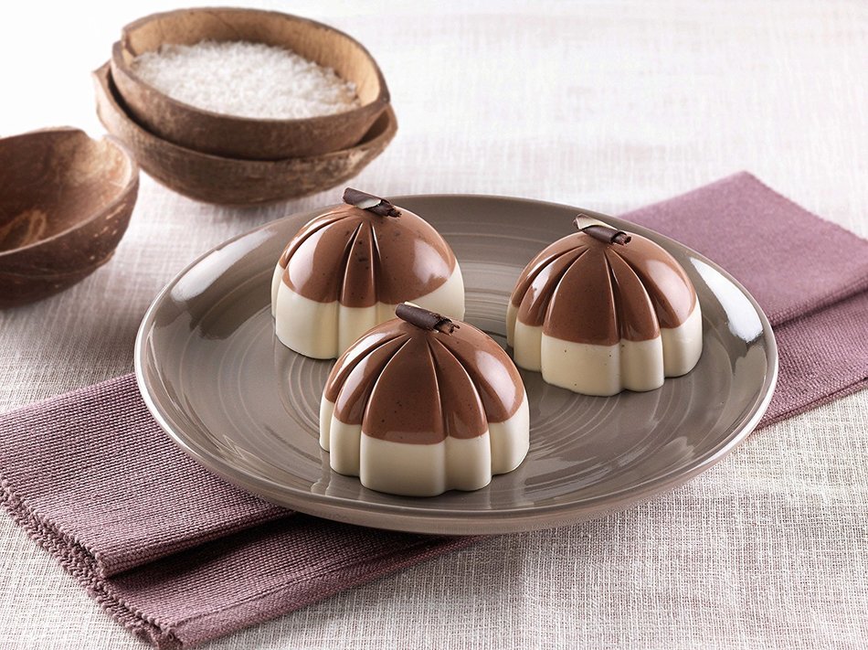 Silikomart Silicone Fancy and Function Bakeware Collection Multi-Shape Cake Pan, Slim Chic N20