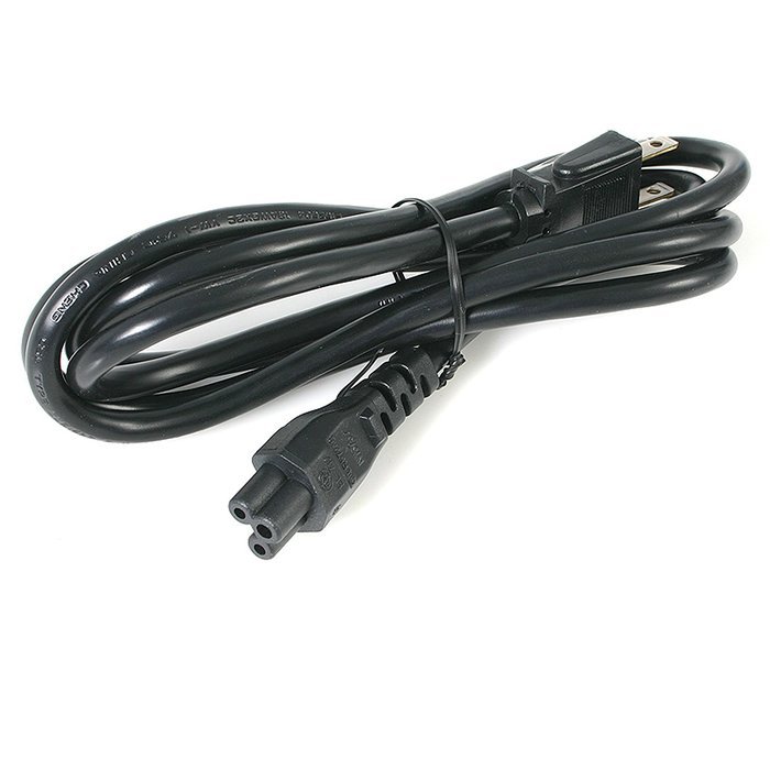 StarTech.com 6 ft Standard Laptop Power Cord - NEMA 5-15P to C5 - 6ft NEMA 5-15P to IEC 320 C5 Power Cable - 3... N3