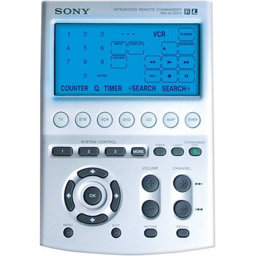 Sony RM-AV3000 Universal Remote Control with Touch-key LCD Screen (Discontinued by Manufacturer)