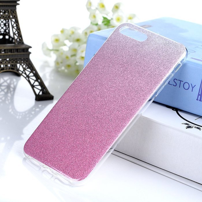 iPhone 7 Plus Case (5.5 inch) - Shockproof Flexible Soft TPU Rubber Skin Gel Bumper Protective Case Shiny Glitter... N23