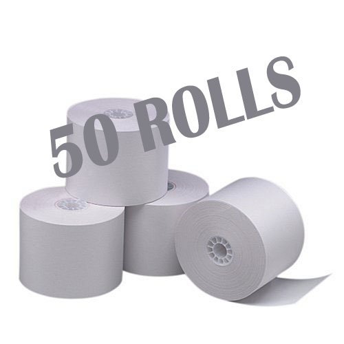 POS/Cash Register Thermal Paper Rolls 3 1/8" x 119' - 50 ROLLS