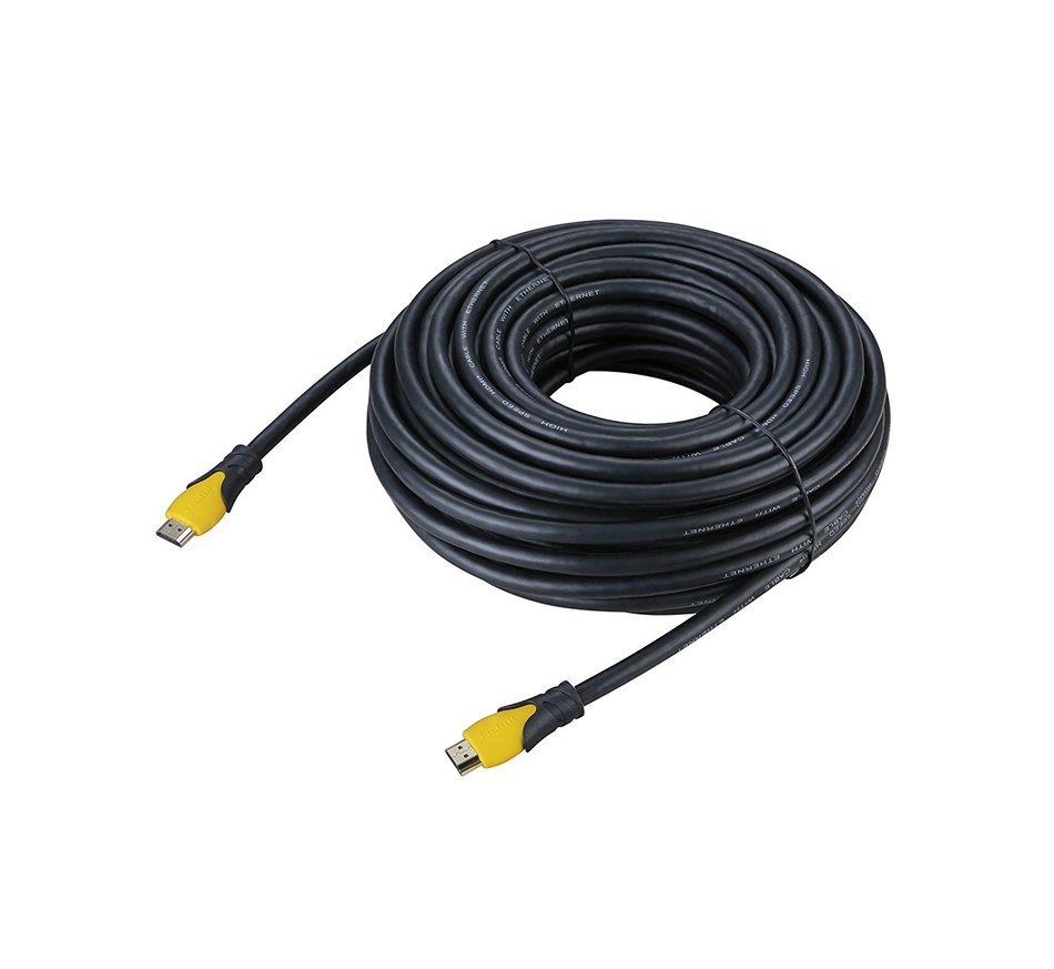 A-tech Series Blue&black - High speed Hdmi Cable 100 Ft with Built-in Signal Booster Metal Black Case,Supports... N11