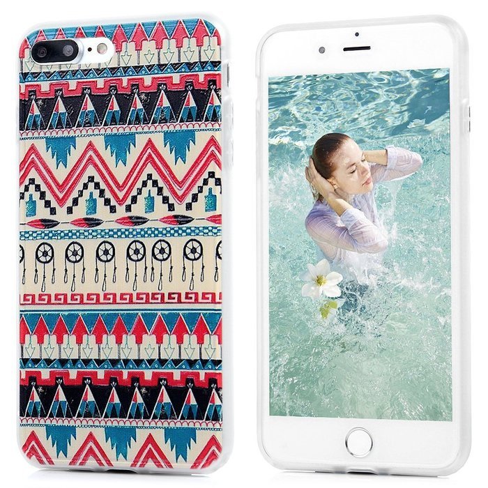 Badalink iPhone 7 Plus Case (5.5") Shockproof Soft TPU Rubber Skin Bumper Case Flexible Easy Grip with 3D Basso-relievo... N51