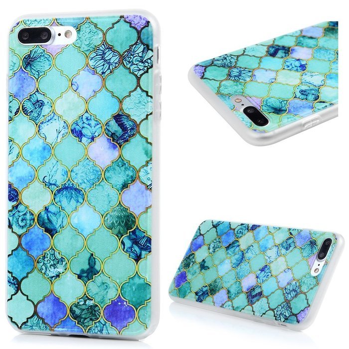 Badalink iPhone 7 Plus Case (5.5") Shockproof Soft TPU Rubber Skin Bumper Case Flexible Easy Grip with 3D Basso-relievo... N54