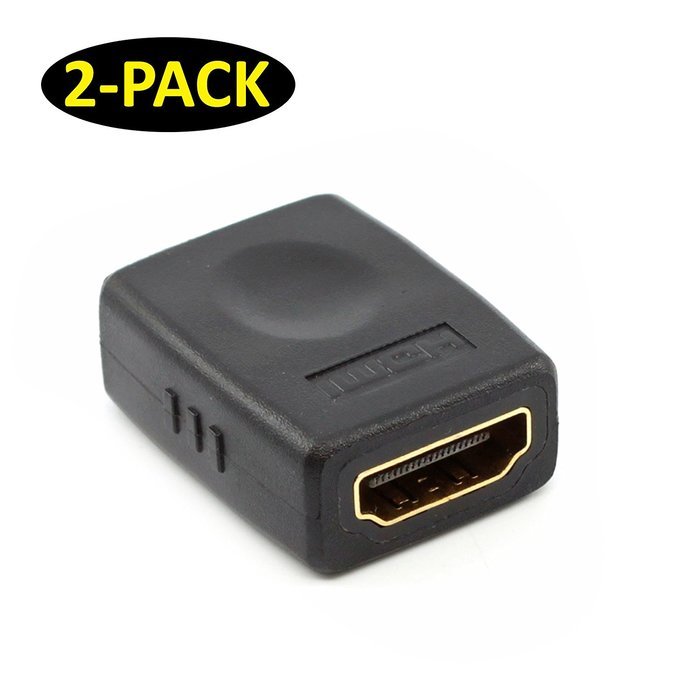 (3-Pack) BuyCheapCables&reg; Gold-Plated High Speed HDMI Female to HDMI Female Adapter Coupler Connector - 3D & 4K...