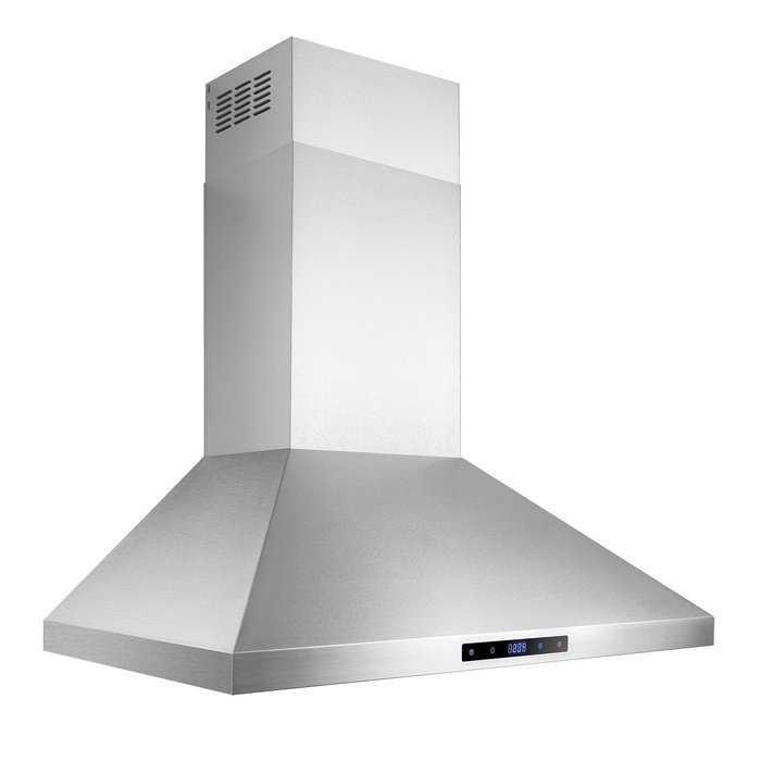 FIREBIRD Stainless Steel Wall Mount Range Hood, 36-Inch, Carbon Filters Included N2