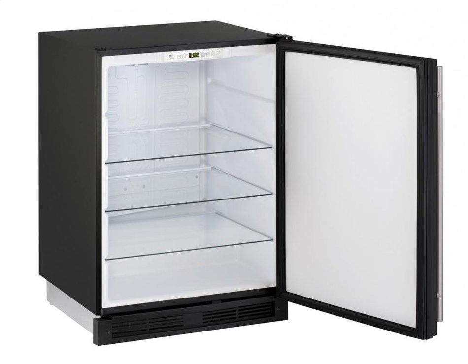 U-Line U1224RB00A Compact Refrigerator, 5.2 cu. ft., Black
